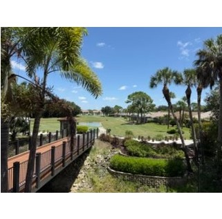 Expanded view of golf hole one from the VCC dining room